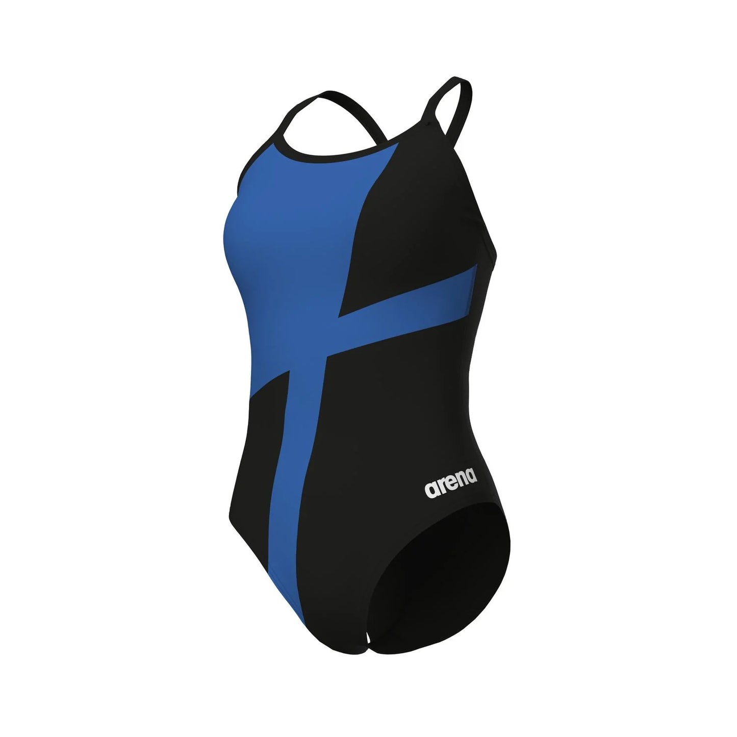 Arena Women's Swimsuit Diamond Lightdrop Back - Black-Royal