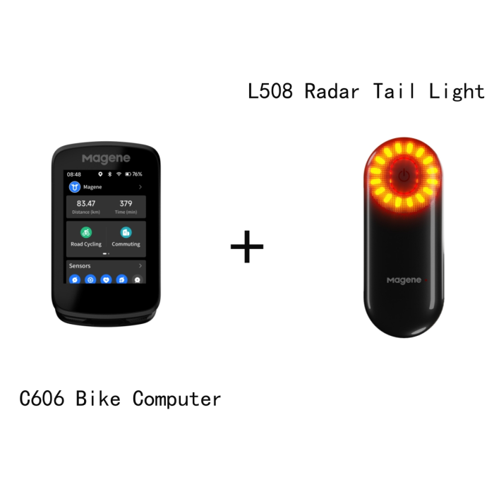 Ciclocomputador inteligente con GPS Magene C606