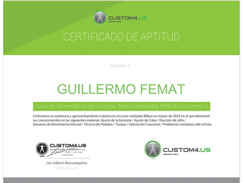 Memo Femat: Experto en Bike Fit